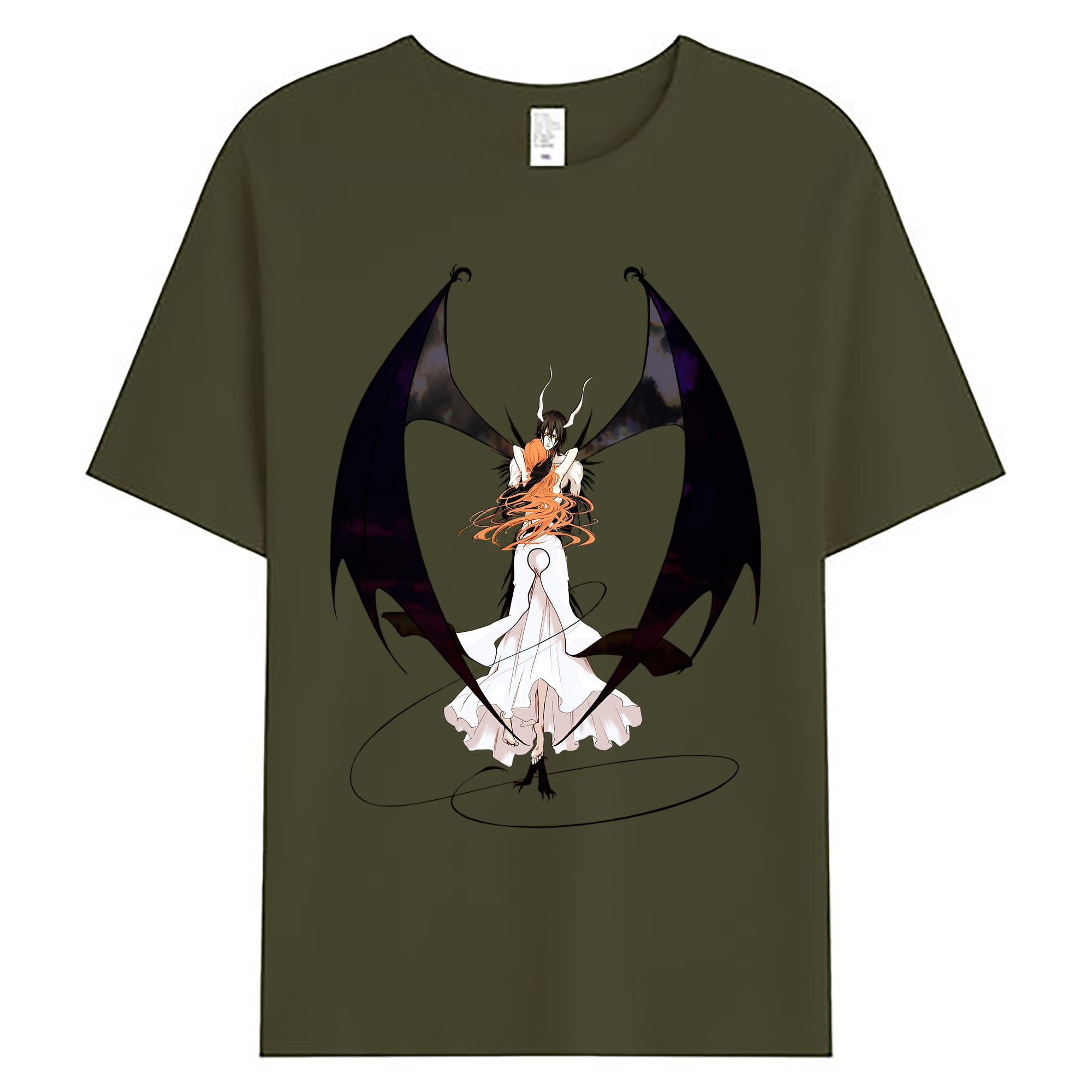 （画像用） ブリーチ ウルキオラ·シファー BLEACH Ulquiorra cifer 綿100％ メンズ半袖Tシャツ｜肌触りやわらか＆通気性